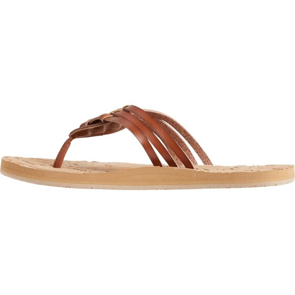 NEW Billabong July Flip Flops For Women in brown 253 - Picture 4 of 6